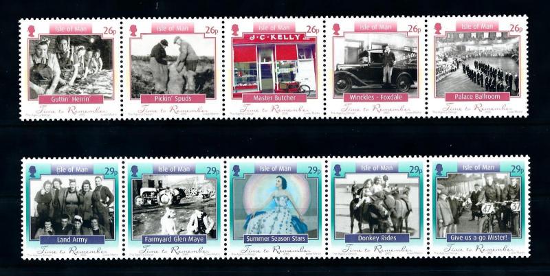 [72961] Isle of Man 2005 Time to Remember Butcher Fish Army Donkey  MNH