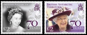 BRITISH ANTARCTIC TERRITORY BAT 2022 QUEEN ELIZABETH PLATINUM JUBILEE ROYALTY