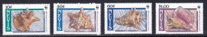 Nevis, Fauna, WWF, Shells MNH / 1990