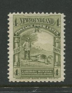 Newfoundland - Scott 64 - QV Definitive - 1897 - MNH - Single 4c Stamp