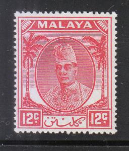 Malaya Kelantan 1951 Sc 67 12c MLH