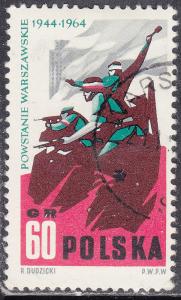 Poland 1256 Warsaw Fighters 60GR 1964