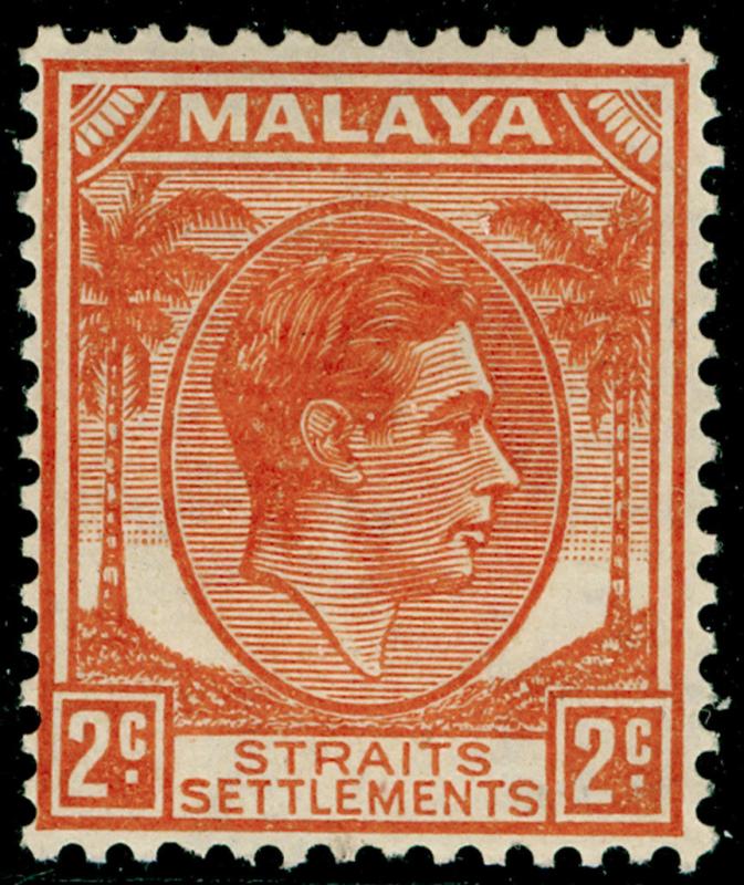 MALAYSIA - Staits Settlements SG294, 2c orange, LH MINT.