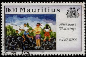 Mauritius #798 Children's Painting's Used CV$2.20