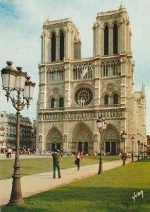 10804 Postcard Ansichtskarte COULEURS ET LUMIERE DE FRANCE PARIS NOTRE DAME