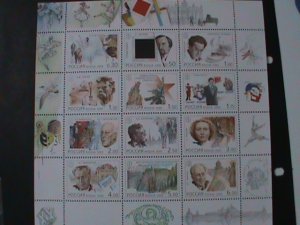 ​RUSSIA-2000-FOMOUS PEOPLES OF RUSSIA-MNH SHEET-VF WE SHIP TO WORLDWIDE