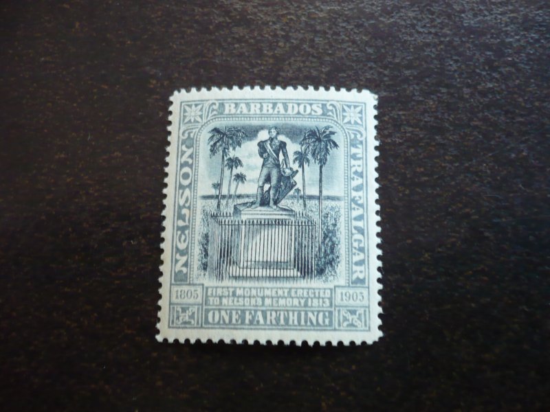 Stamps - Barbados - Scott# 110 - Mint Hinged Part Set of 1 Stamp