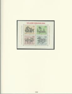 1961-1985 Berlin Unused Never Hinged Stamp Collection In Safe Album