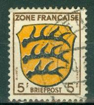 Germany - Allied Occupation - French Zone - Scott 4N3