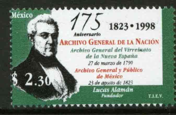 MEXICO 2093, National Archives, 175th Anniversary. MNH (69)