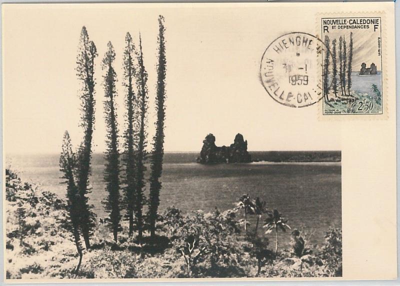 62872 - New Caledonia   Nouvelle-Calédonie -  MAXIMUM CARD 1959  PLAM TREES