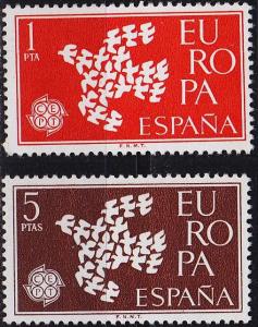 SPANIEN SPAIN [1961] MiNr 1266-67 ( **/mnh ) CEPT