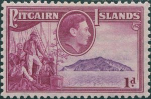 Pitcairn Islands 1940 SG2 1d Christian crew and island MH