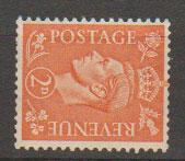 GB George VI  SG 488a  unmounted min wmk sideways