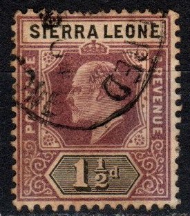 Sierra Leone #79 F-VF Used  CV $20.00  (X5067)