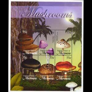 MICRONESIA 2002 - Scott# 516 Sheet-Mushrooms NH