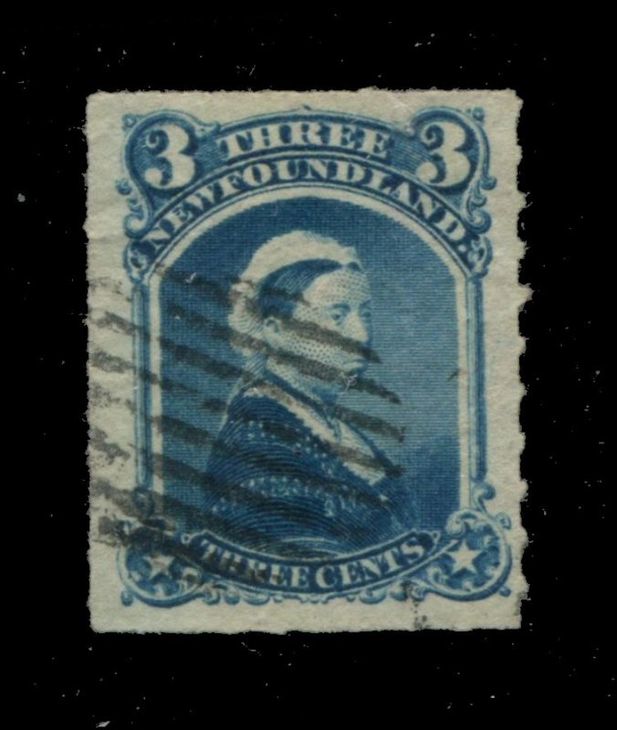 Newfoundland #39 SG 42 U F/VF 3c 1876-1879 Is. [N4038] CV=$15.00