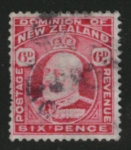 New Zealand Scott 137 Used 1909-12 KEVII stamp 