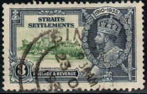 Straits Settlements  #214  Used CV $3.50; one short perf on top edge