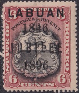 Labuan 1896 SC 70 MNH 