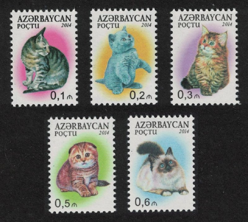 Azerbaijan Cats 5v SG#934-938