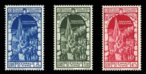 Italy #CE5-7 Cat$17, 1934 Airpost Special Delivery, Annexation of Fiume, set ...