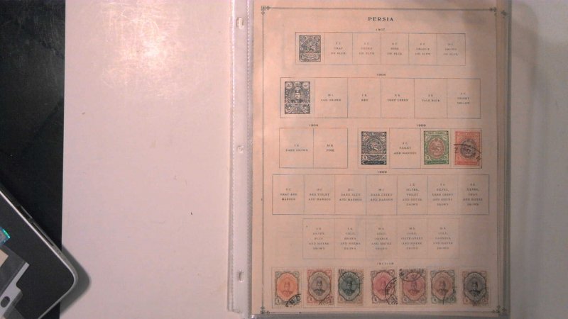 IRAN COLLECTION ON ALBUM PAGES, MINT/USED HIGH VALUE