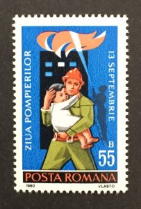 Romania 1980 #2970, Fireman's Day, MNH.