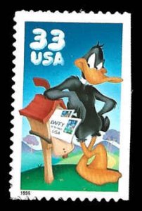 PCBstamps   US #3306a 33c Daffy Duck, MNH, (14)