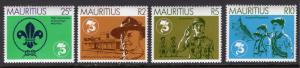 MAURITIUS SCOTT 540-543