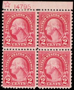 U.S. PLATE BLOCKS 579  Mint (ID # 114135)