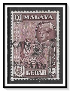 Kedah #100 (v), SG109A Sultan Abdul Halim & Tiger Used