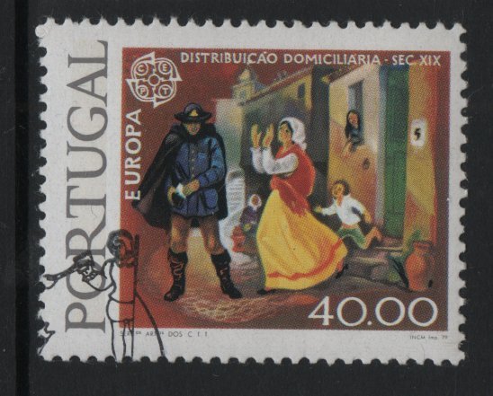 Portugal  #1424  cancelled  1979 Europa 40e