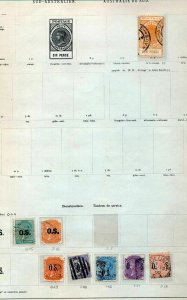 Australia States West South Victoria Tasmania OLD Used on Early Pages(90+)Hux889