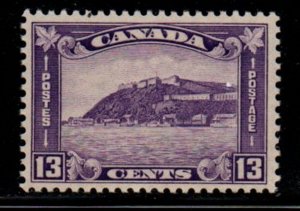 Canada Sc 201 1932 13 c dull violet Quebec Citadel stamp mint NH