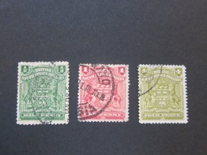 Rhodesia 1898 59,60,64 FU