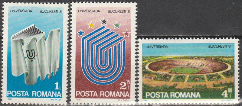 Romania #3015-7  MNH F-VF  (V3824)