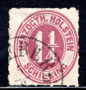 Schleswig-Holstein #22 Used,  VF  CV $25.00  ...  5570031