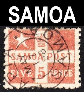 Samoa Scott 23a perf 11 F+ used. Splendid SON Apia cds.  FREE...