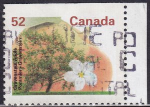 Canada 1366as Gravenstein Apple Tree 52¢ 1995