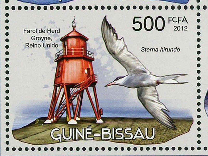 Lighthouses & Birds Stamps Breatwater EUA Larus Audouinii S/S MNH #5852-5855