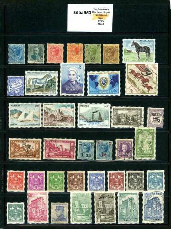 PKStamps - ssaa953 - Monaco - Mini Lot - Check Out Image