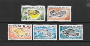 FISH - MALI #234-8 MNH