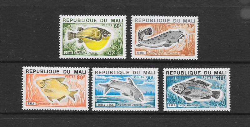 FISH - MALI #234-8 MNH