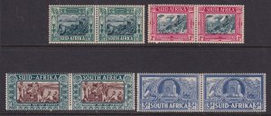 South Africa, Scott B5-B8 (SG 76-79), MHR (couple toned perfs)