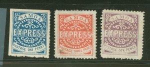 Samoa (Western Samoa) #1/3d/4e  Single