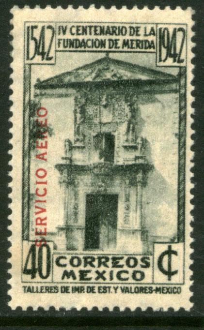 MEXICO C118, 40c 400th Anniv of Merida - OVERPRINTED. MINT, NH