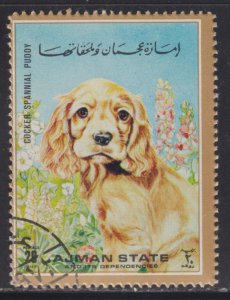 UAE Ajman Unlisted Cocker Spaniel Puppy 1972