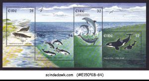 IRELAND - 1977 MARINE LIFE / FISH DOLPHIN - MINIATURE SHEET MNH