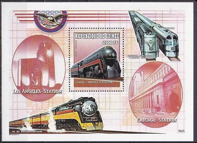 2000 Guinea 2916/B632 Locomotives 8,50 €